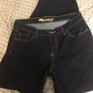 Old navy sweetheart boot cut dark blue, size 10